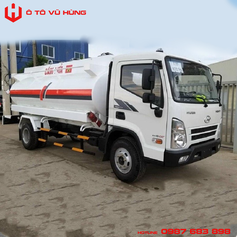 Xe Bồn Chở Xăng Dầu Hyundai Mighty EX8 GTL 6T3 8.5 Khối