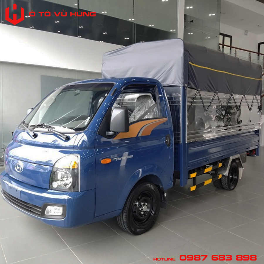 Xe Tải Hyundai New Porter H150 1T5 Thùng Bạt Gắn Bửng Nâng Xe Tải Hyundai New Porter H150 1T5 Thùng Bạt Gắn Bửng Nâng