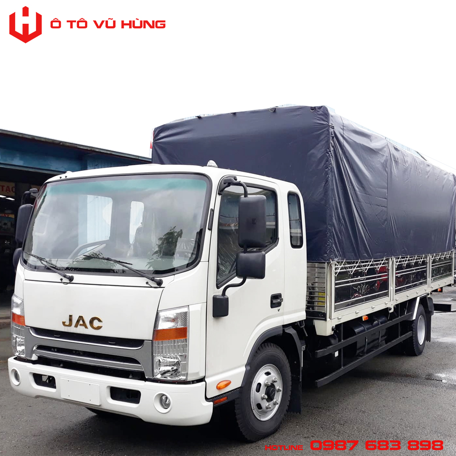 Xe tải Jac N680 6.5 tấn thùng mui bạt